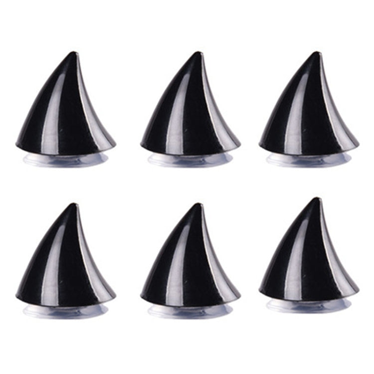 2pcs /Pair Motorcycle Helmet Devil Sucker Decoration, Style: Small Horns (Black) - Ornamental Parts by buy2fix | Online Shopping UK | buy2fix