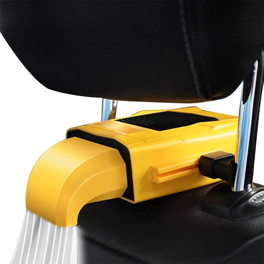 F415 Car Multifunctional Seat Back USB Fan(Yellow) by buy2fix
