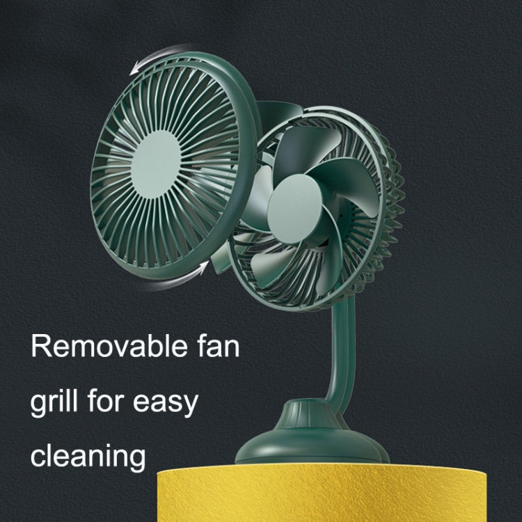 F502 Mini Hose Small Fan Car USB Fan(Green) - Heating & Fans by buy2fix | Online Shopping UK | buy2fix