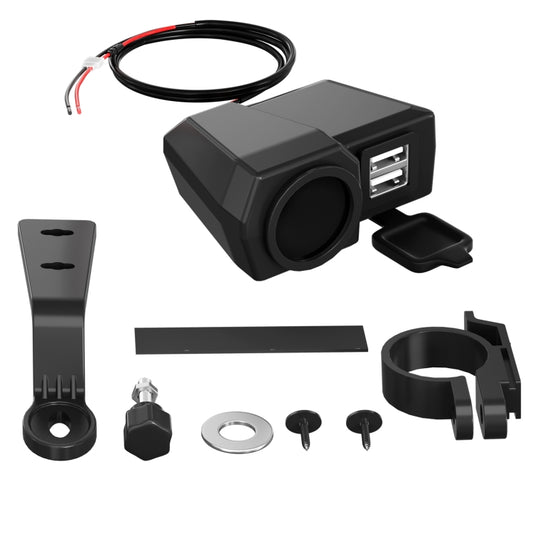 WUPP CS-1747A1 Motorcycle Voltage Temperature Digital Display Double USB Phone Charger by WUPP