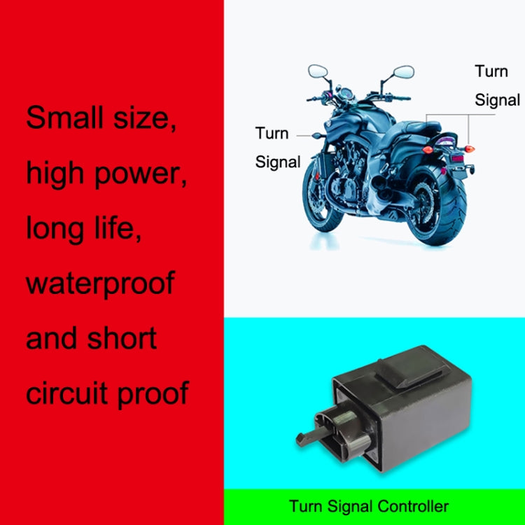 3PCS Motorcycle Flasher Turn Signal Controller - Turn Signal by buy2fix | Online Shopping UK | buy2fix