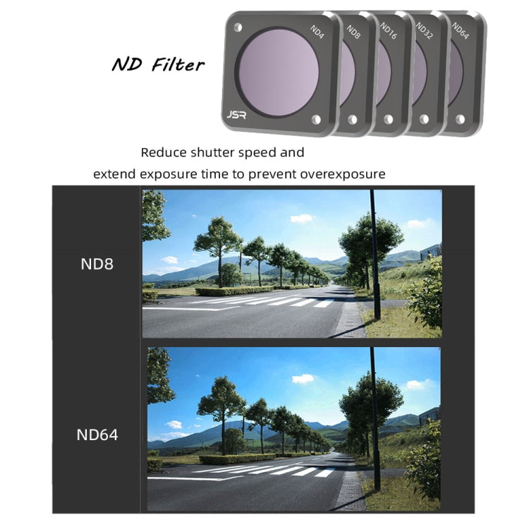 JUNESTAR Action Camera Filters For DJI Action 2,Style: CS-6IN1 by JUNESTAR