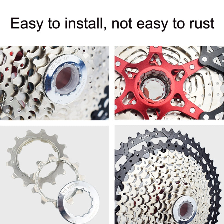 VG Sports Split Mountain Bike Lightweight Cassette Flywheel, Style: 9 Speed 40T (Silver) - Bicycle Chains & Rounds by VG Sports | Online Shopping UK | buy2fix