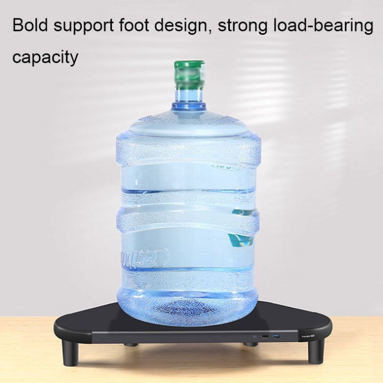 Vaydeer ZGP011 Metal Corner Computer Monitor Raised Rack(USB3.0+3 x USB2.0) by Vaydeer