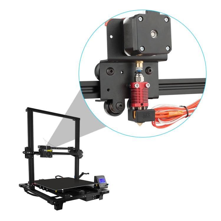 3D Printer Extruder Retrofit Kit For Ender3/CR10, Style: Installation Board+Extrusion Machine by buy2fix