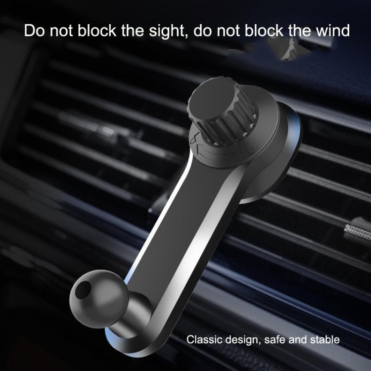 Car Extension Hook Mobile Phone Bracket Accessories Round Air Outlet Bracket(17mm Ball Head) - Universal Car Holders by buy2fix | Online Shopping UK | buy2fix