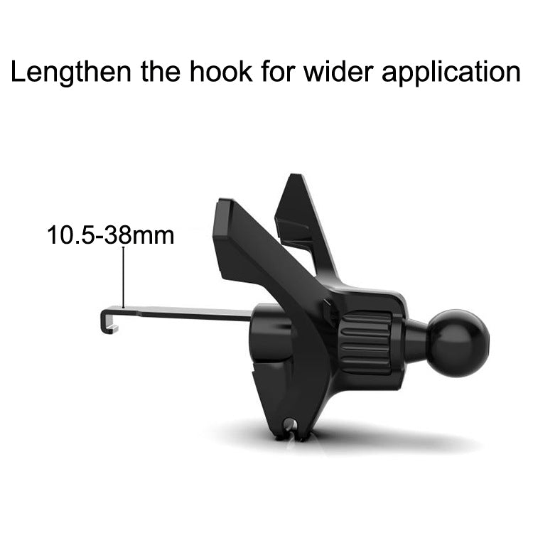 Y-Type Air Outlet Mobile Phone Bracket Air Conditioning Port Car Support(17mm Ball Head) - Universal Car Holders by buy2fix | Online Shopping UK | buy2fix