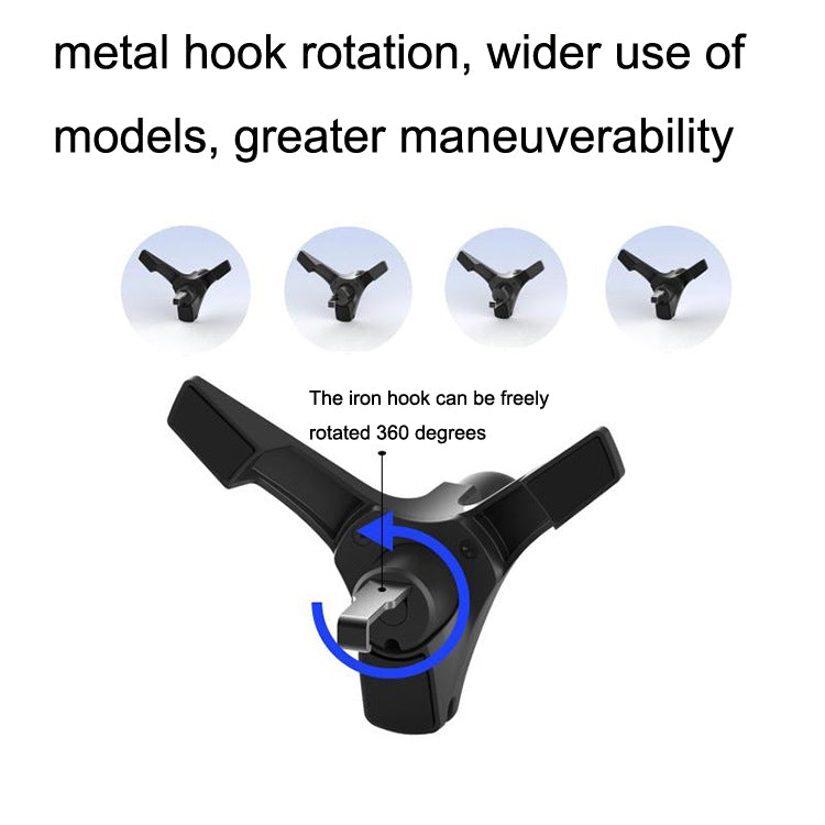 Y-Type Air Outlet Mobile Phone Bracket Air Conditioning Port Car Support(17mm Ball Head) - Universal Car Holders by buy2fix | Online Shopping UK | buy2fix