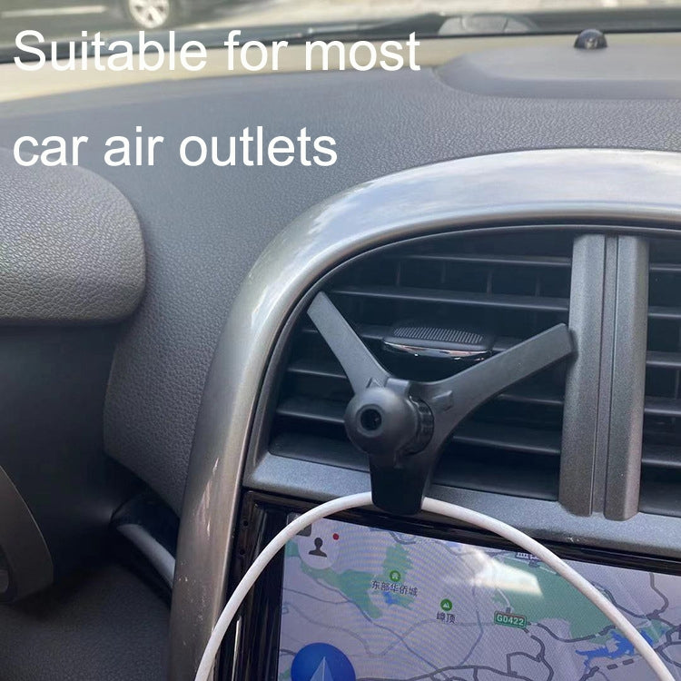 Y-Type Air Outlet Mobile Phone Bracket Air Conditioning Port Car Support(17mm Ball Head) - Universal Car Holders by buy2fix | Online Shopping UK | buy2fix
