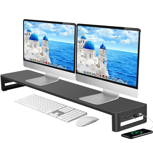 Vaydeer Multifunctional Desktop Widening Monitor Rack, Spec: Single-layer Type (Wireless Charger) - Host Bracket by Vaydeer | Online Shopping UK | buy2fix