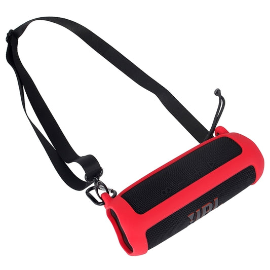 Bluetooth Speaker Silicone Protective Case For JBL Flip6(Red) by buy2fix