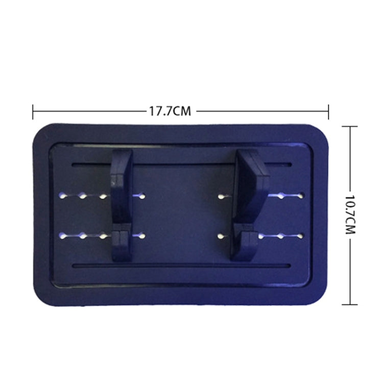 G01 Car Phone Holder Silicone Pad Center Console Tablet Holder(Black) - Universal Car Holders by buy2fix | Online Shopping UK | buy2fix