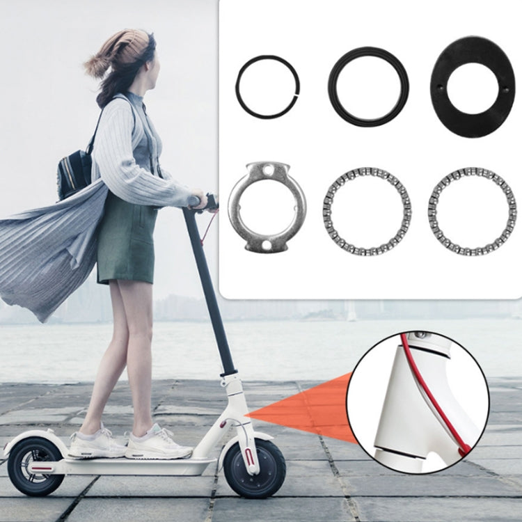 6pcs/set Electric Scooter Wrist Set Kit For Xiaomi Mijia M365/Pro(Black) - Accessories & Parts by buy2fix | Online Shopping UK | buy2fix
