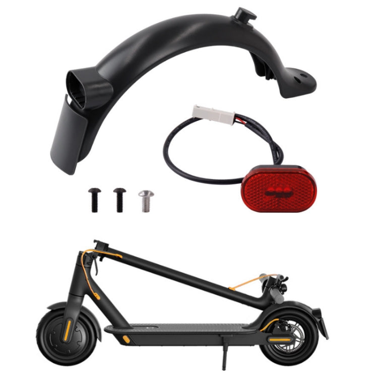 Electric Scooter Fender/Tail Light For Xiaomi Mijia M365 Pro2(Black) - Accessories & Parts by buy2fix | Online Shopping UK | buy2fix