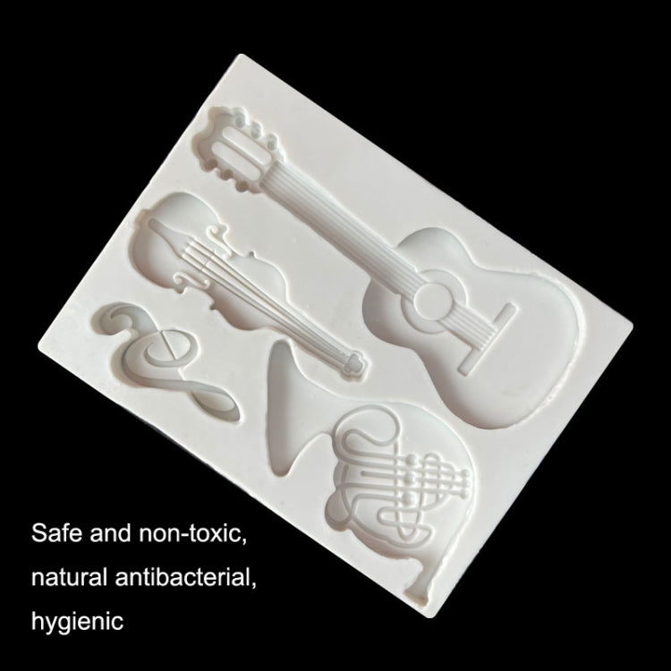 Castle Musical Silicone Mold Chocolate Fondant Cake Decor, Style:, Specification: Rectangle - Food Molds by buy2fix | Online Shopping UK | buy2fix