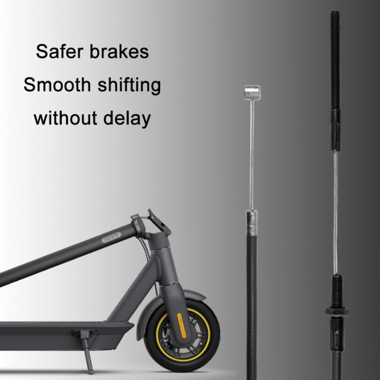 Electric Scooter Brake Cable Set for Ninebot MAX G30(Black) - Accessories & Parts by buy2fix | Online Shopping UK | buy2fix