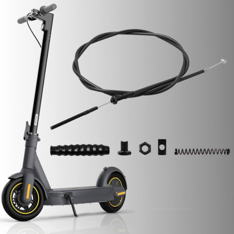 Electric Scooter Brake Cable Set for Ninebot MAX G30(Black) - Accessories & Parts by buy2fix | Online Shopping UK | buy2fix