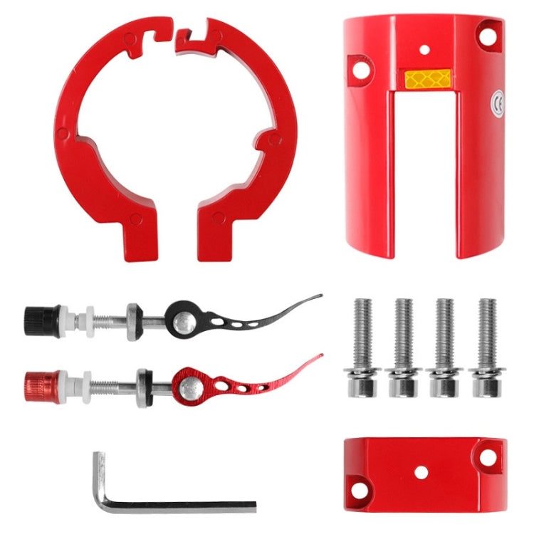 Scooter Folding Holder For Xiaomi Mijia M365/PRO/Pro 2(Red) - Accessories & Parts by buy2fix | Online Shopping UK | buy2fix