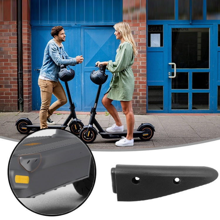 Scooter Base Plate Rear Side Protection Cover For Ninebot MAX G30(Black) - Accessories & Parts by buy2fix | Online Shopping UK | buy2fix