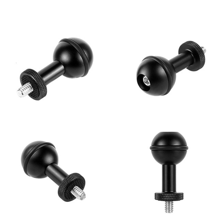 Ball Head Adapter Adjustable Screw Fixed Mount Camera Underwater Diving Photography Lights Bracket(M5 Screw Black) - Connection Mount by buy2fix | Online Shopping UK | buy2fix