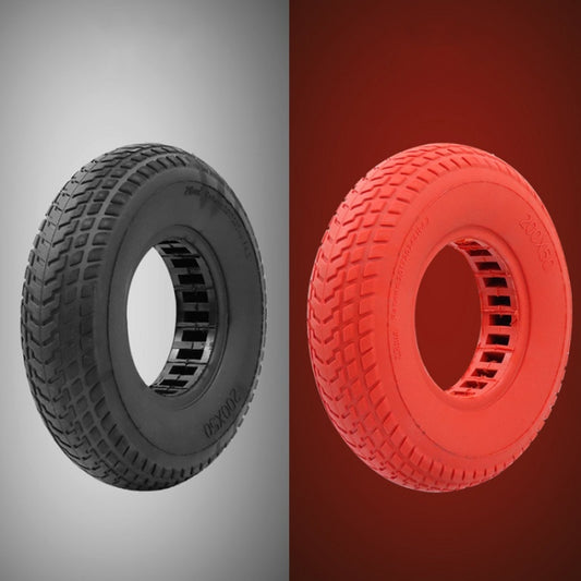 8 inch Hollow Solid Rubber Tire For Xiaomi Scooter, Color: Red by buy2fix