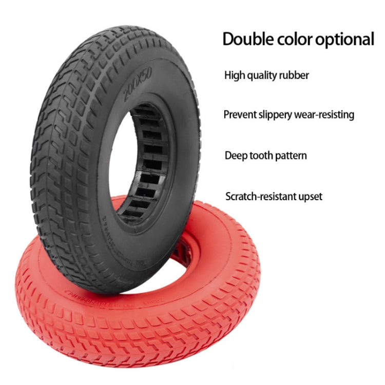 8 inch Hollow Solid Rubber Tire For Xiaomi Scooter, Color: Red - Accessories & Parts by buy2fix | Online Shopping UK | buy2fix