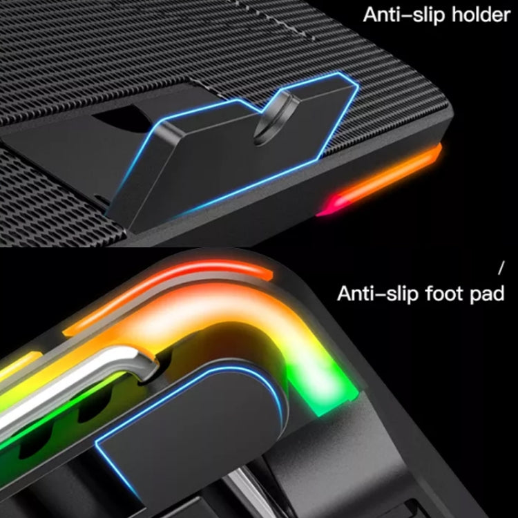 CoolCold F5 Laptop Radiator Bracket Office Desk Adjustable Laptop Cooler,Style: Fantasy Edition - Cooling Pads by CoolCold | Online Shopping UK | buy2fix
