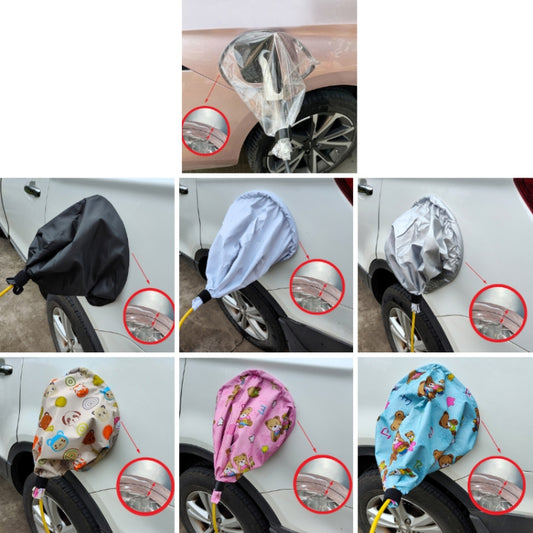 New Energy Vehicle Charging Port Waterproof Protective Cover, Color: Gray White by buy2fix