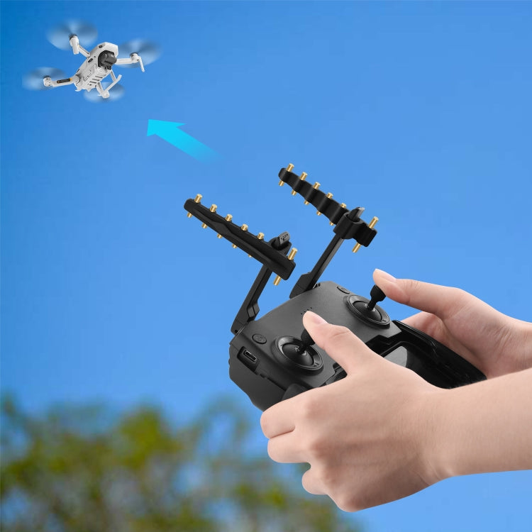 BRDRC Antenna Range Extender Signal Amplifier For DJI Mini SE/MAVIC 2/Pro/Air(Black Copper) by BRDRC