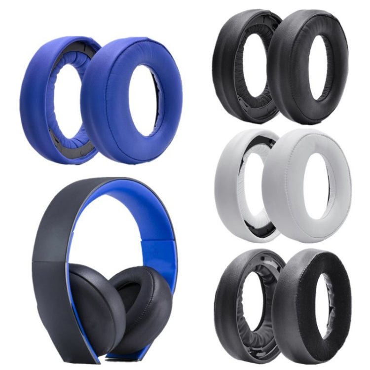2 PCS Headphone Sponge Cover for SONY PS3 PS4 7.1 Gold,Style: Gray Earpads - Earmuff & Pad by buy2fix | Online Shopping UK | buy2fix