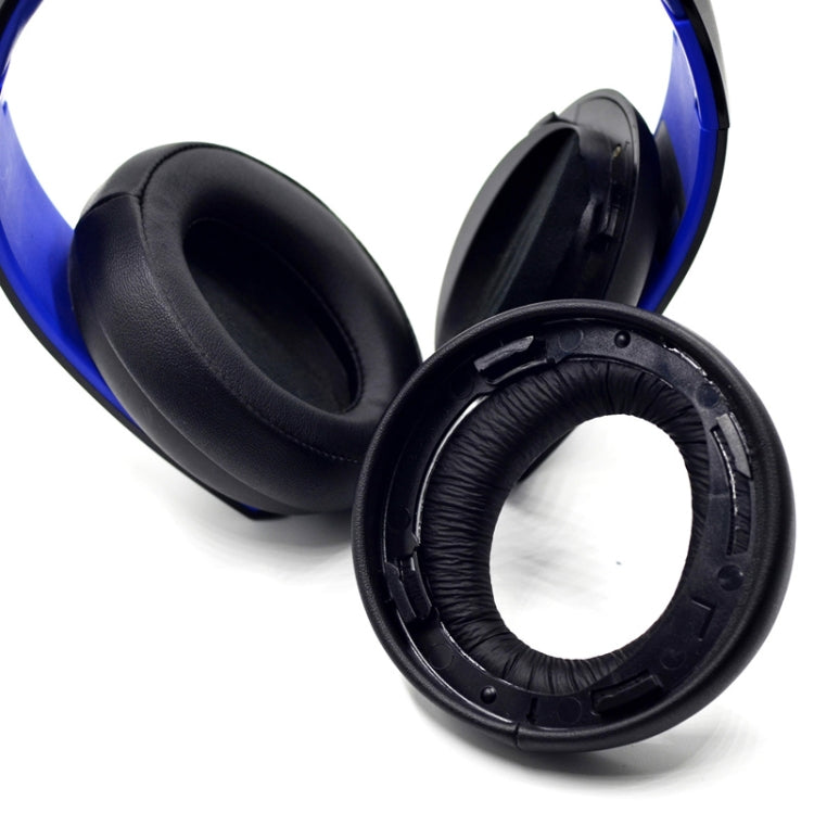 2 PCS Headphone Sponge Cover for SONY PS3 PS4 7.1 Gold,Style: Gray Earpads - Earmuff & Pad by buy2fix | Online Shopping UK | buy2fix