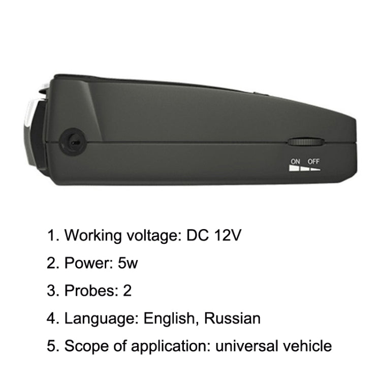 STR-525 Electronic Dog Car Radar Full Frequency Flow Speed Early Warning Device - Radar Detectors by buy2fix | Online Shopping UK | buy2fix