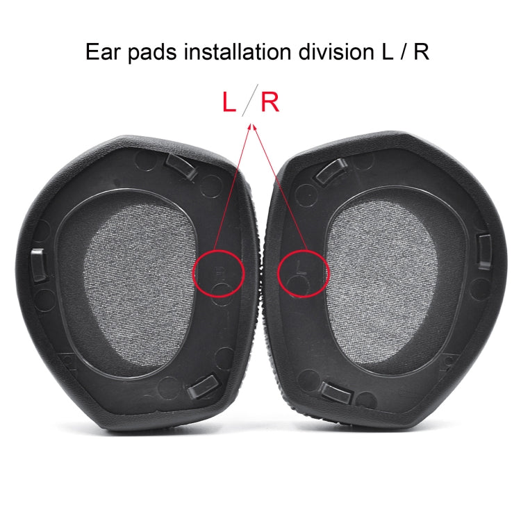 2 PCS Earpad for Sennheiser HDR RS165 RS175 RS185 RS195,Style: Protein Leather Earmuff - Earmuff & Pad by buy2fix | Online Shopping UK | buy2fix