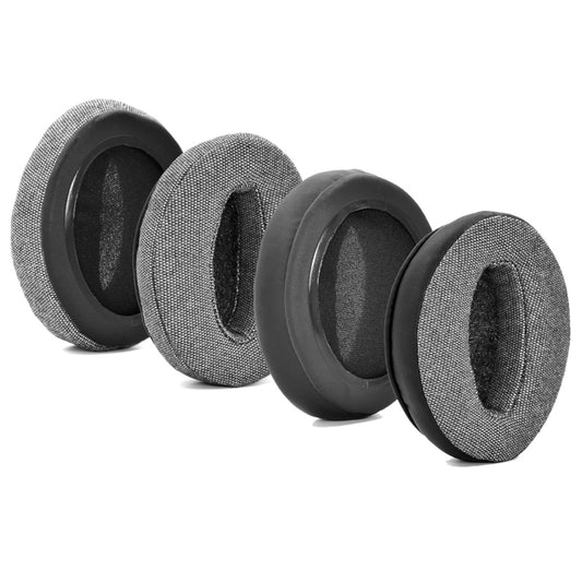 2pcs Sponge Sleeve Ear Cushion For Sennheiser HD4.50BT HD4.40BTNC(PU Leather + Linen Gray) - Earmuff & Pad by buy2fix | Online Shopping UK | buy2fix