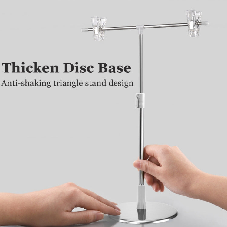 Photography Backdrop Stand Camera Photo Background Props,Style: T-type Clamp 87cm - Support Stands by buy2fix | Online Shopping UK | buy2fix