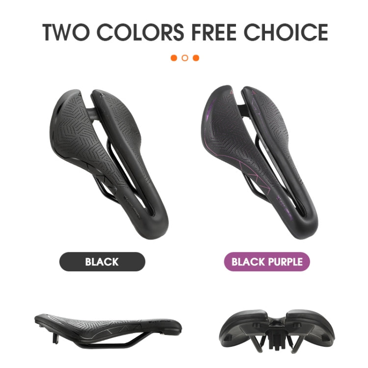 WEST BIKING Hollow Breathable Comfort Bicycle Saddle(Black) - Bicycle Saddle by WEST BIKING | Online Shopping UK | buy2fix
