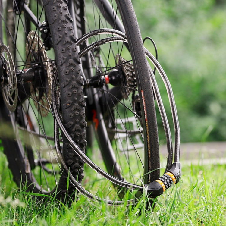 WEST BIKING Bicycle Anti-Theft Cable Combination Lock, Length: 2M by WEST BIKING