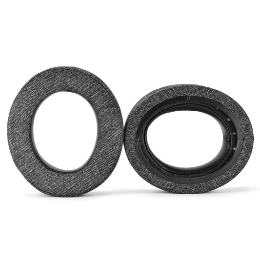 2pcs Earmuffs Earpads For CORSAIR HS50 Pro HS60 Pro HS70 Pro(Gray Linen + Leather) - Earmuff & Pad by buy2fix | Online Shopping UK | buy2fix