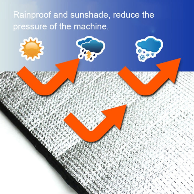 Universal Air Conditioner Cover Aluminum Foil Composite Flame Retardant Rainproof Cover(80 x 40cm) - Home & Garden by buy2fix | Online Shopping UK | buy2fix