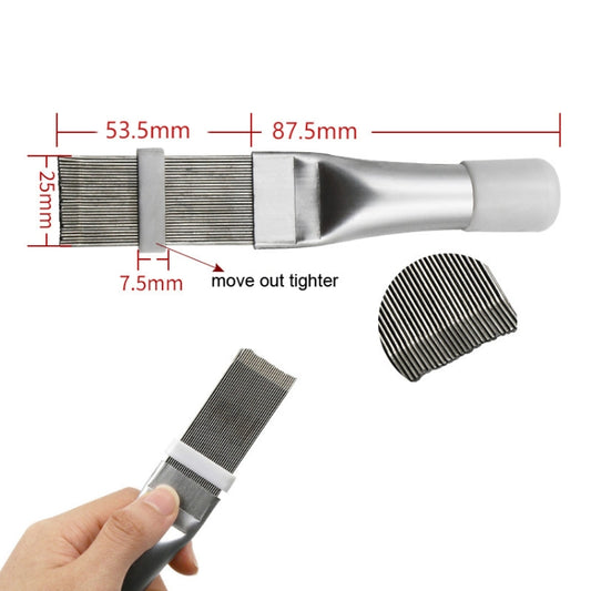 Air Conditioner Fin Cleaning Tool Coil Comb Folding Brush by buy2fix