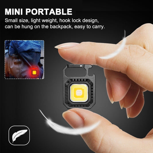 E-SMARTER W5130 Mini Keychain Strong Light Portable Flashlight, Specification: Light by E-SMARTER