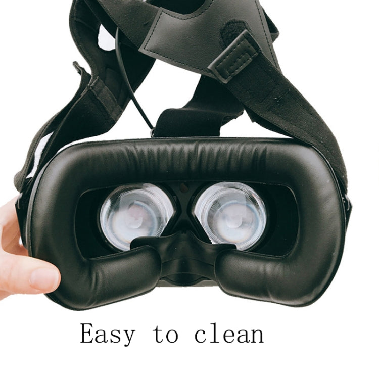 2 PCS PU Leather Face Foam Eye Mask Cover For HTC VIVE Headset VR(Thin 1.5cm) - VR Accessories by buy2fix | Online Shopping UK | buy2fix