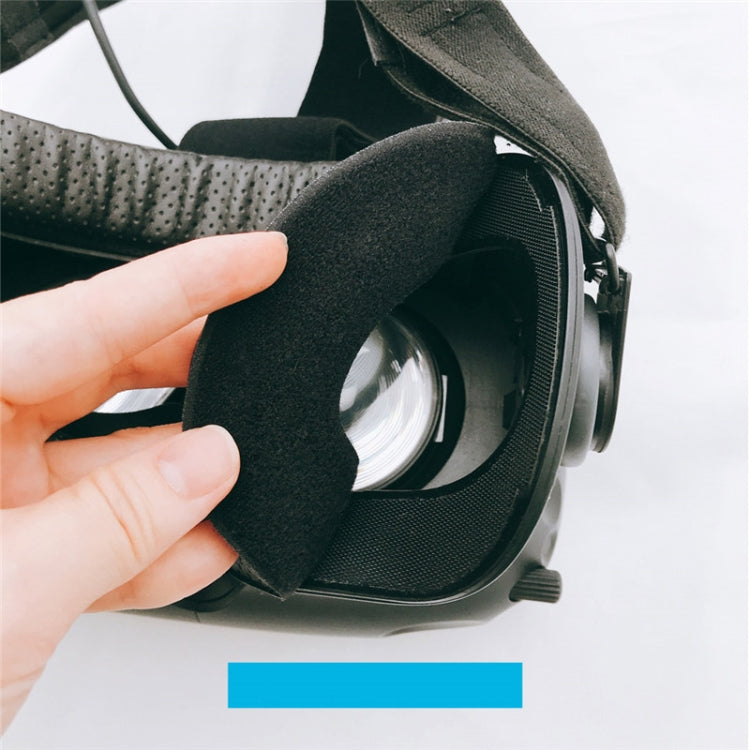 2 PCS PU Leather Face Foam Eye Mask Cover For HTC VIVE Headset VR(Thin 1.5cm) - VR Accessories by buy2fix | Online Shopping UK | buy2fix