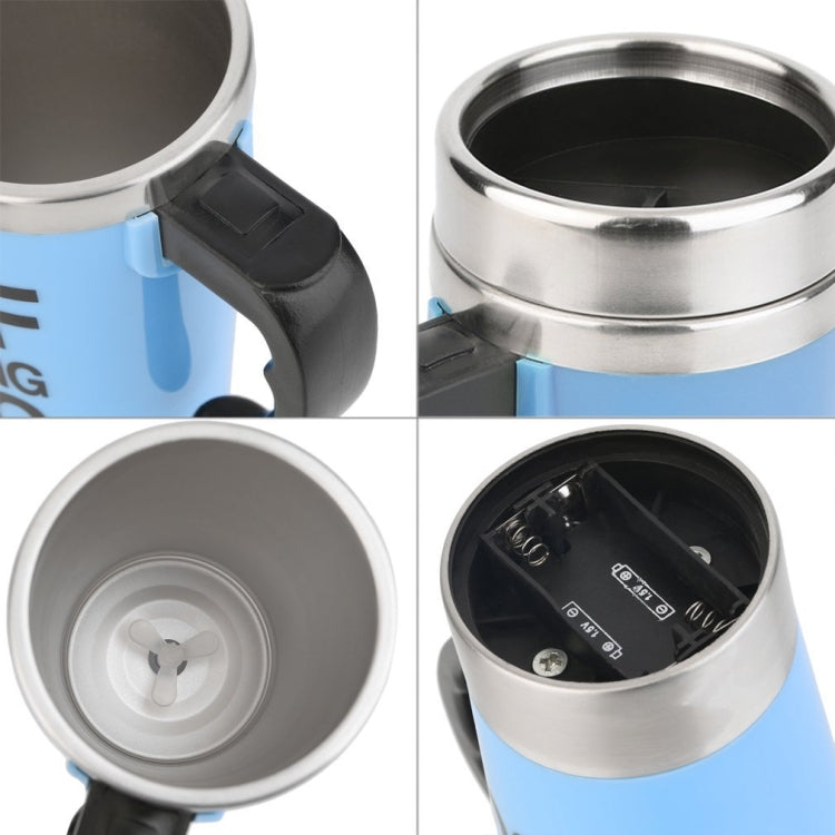FX-589 400ml 304 Stainless Steel Automatic Stirring Coffee Cup(Green) - Stirrer & Squeezer by buy2fix | Online Shopping UK | buy2fix