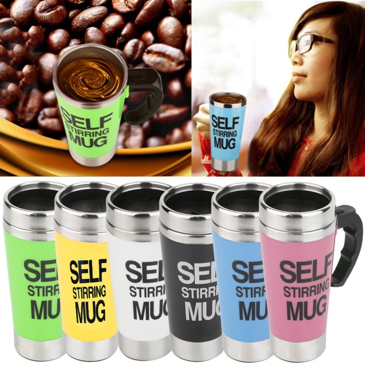 FX-589 400ml 304 Stainless Steel Automatic Stirring Coffee Cup(Green) - Stirrer & Squeezer by buy2fix | Online Shopping UK | buy2fix