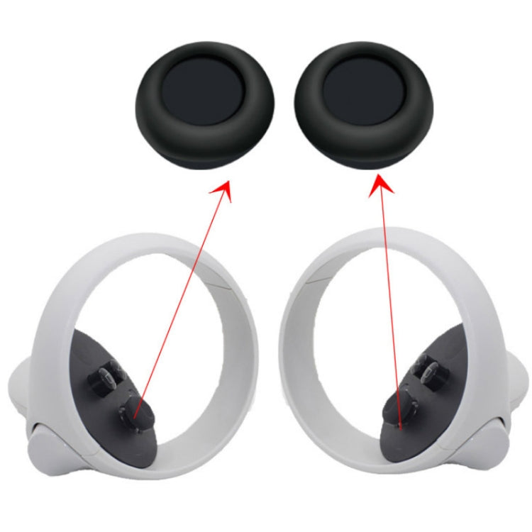 6 PCS/Set For Meta Quest Silicone All-Inclusive Console Controller Cover(White) - VR Accessories by buy2fix | Online Shopping UK | buy2fix