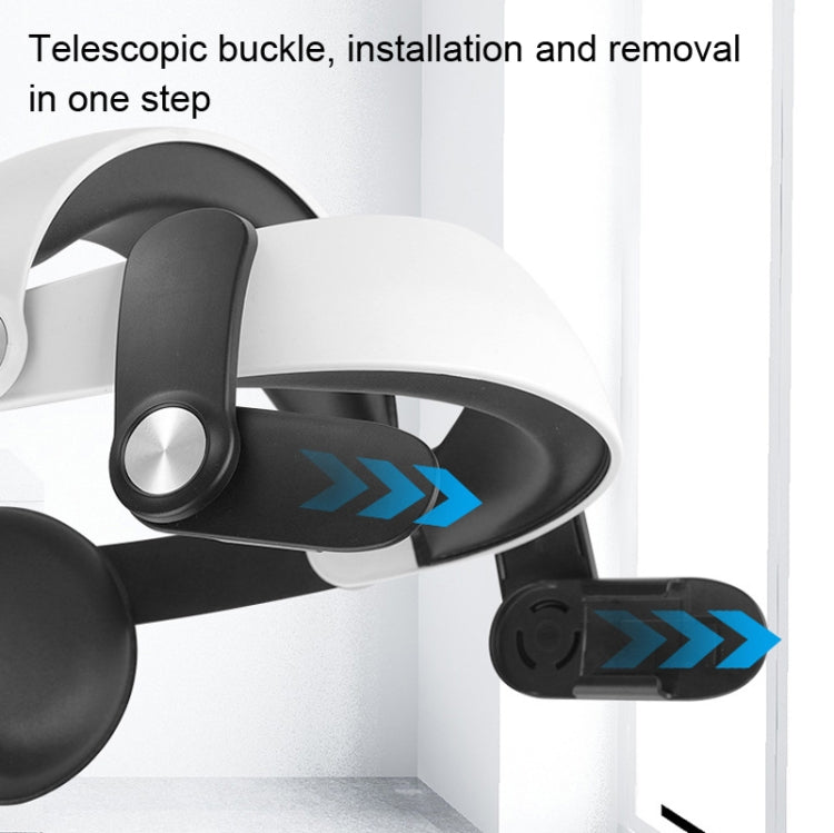 MQ2 Elite Edition Interchangeable Adjustable Head Strap  for Meta Quest 2 - VR Accessories by buy2fix | Online Shopping UK | buy2fix