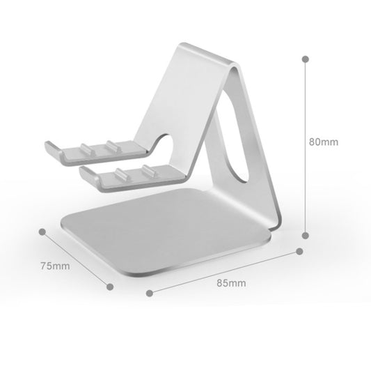 3-gear Adjustable Lazy Metal Mobile Phone Tablet Bracket(Silver) by buy2fix