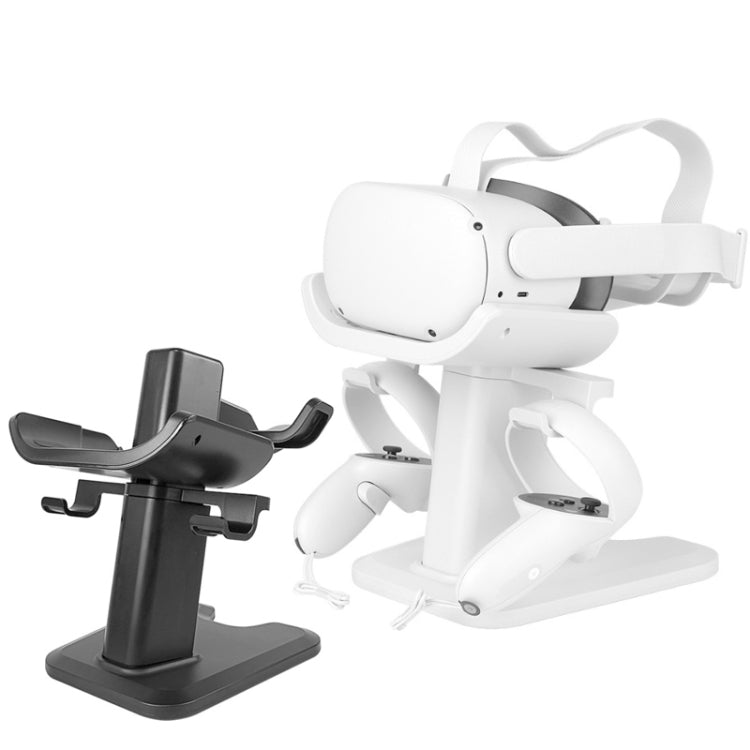 VR Stand Headset Display And Controller Holder Mount For Meta Quest 2(White) - VR Accessories by buy2fix | Online Shopping UK | buy2fix
