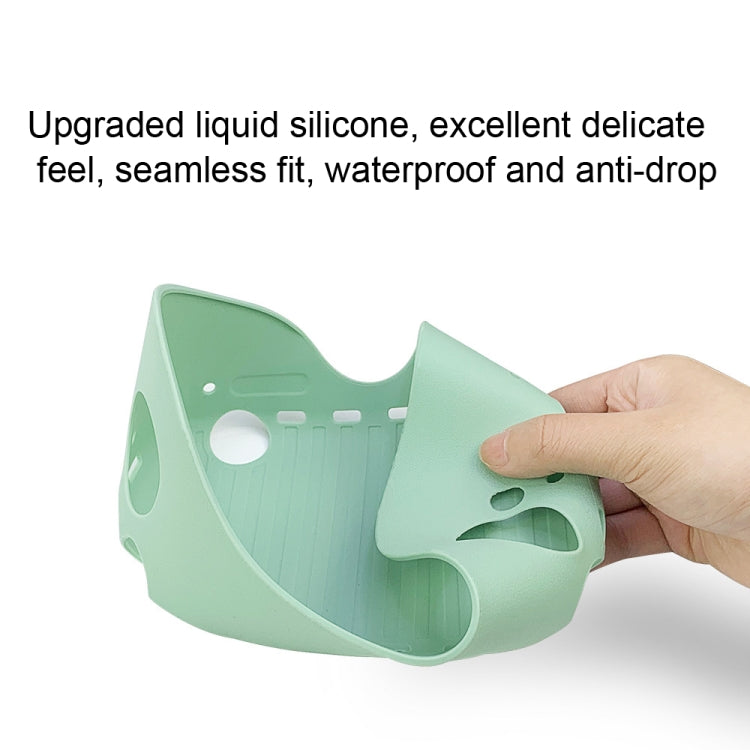 Silicone Non-Slip Protective Cover for Meta Quest 2 VR Glasses Accessories(Black) - VR Accessories by buy2fix | Online Shopping UK | buy2fix